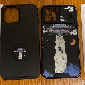 Set of TWO iPhone 12 Pro Max Cases with two brand new screen covers